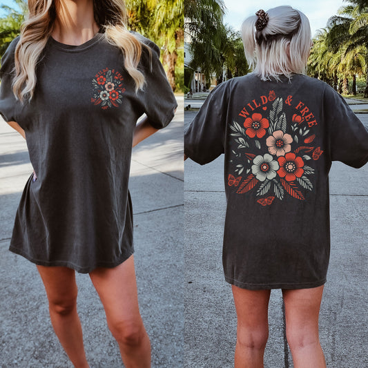 Wild and Free Wildflowers Shirt