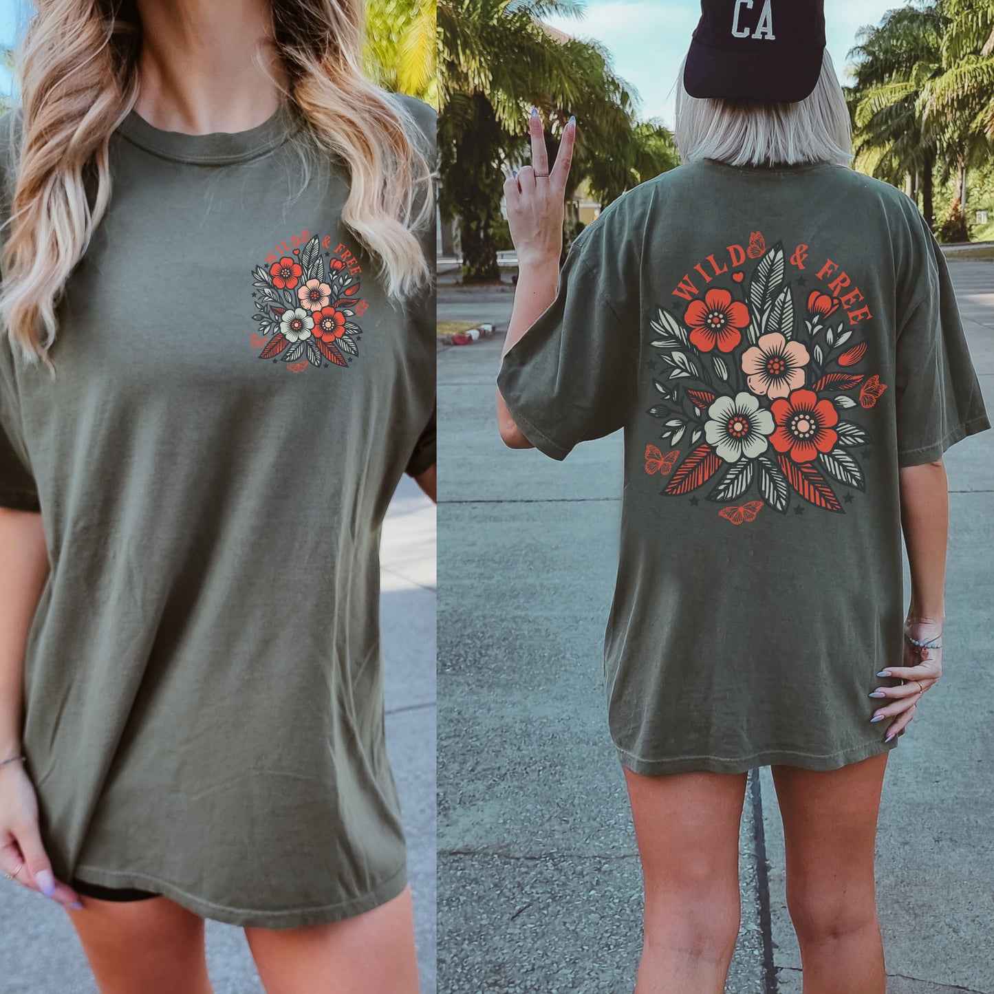 Wild and Free Wildflowers Shirt