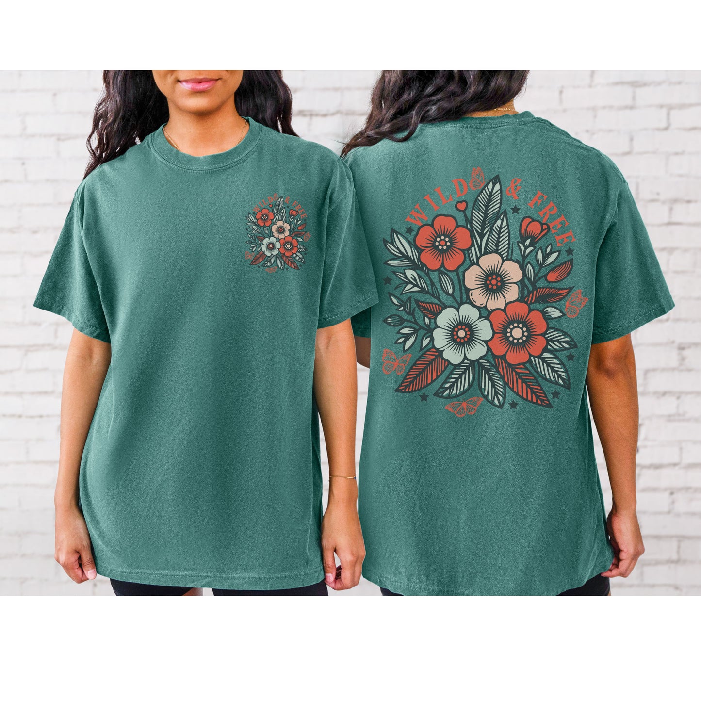 Wild and Free Wildflowers Shirt