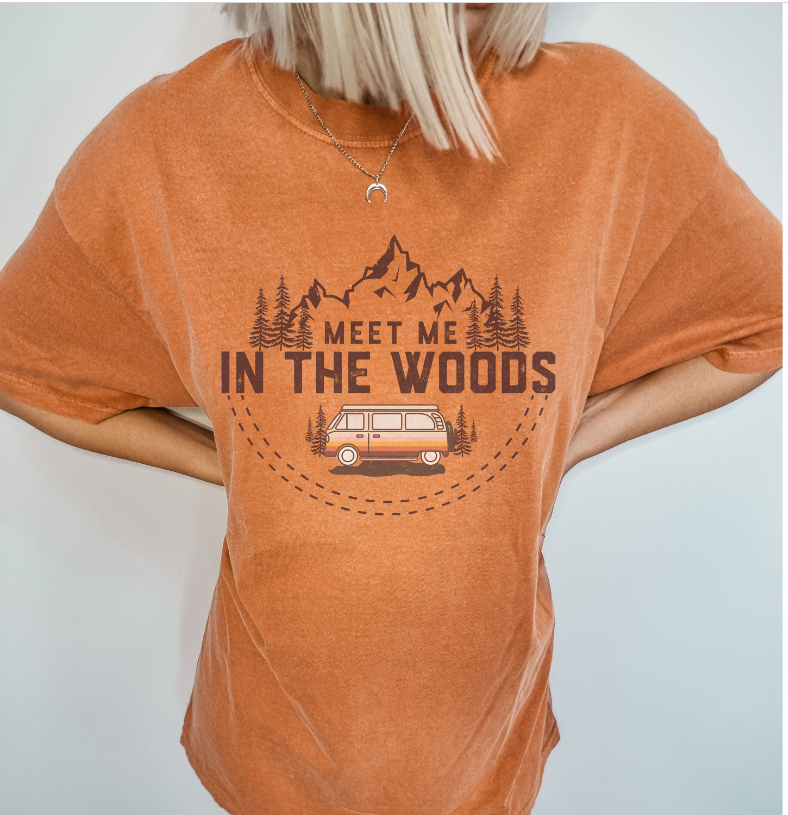 Comfort Colors Meet Me in the Woods T Shirt