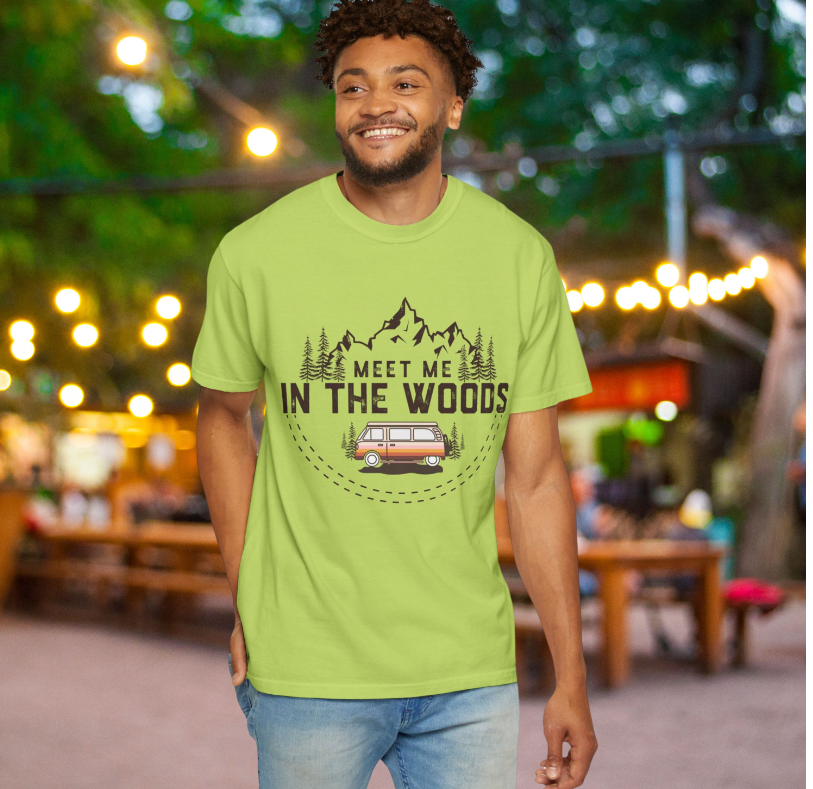 Comfort Colors Meet Me in the Woods T Shirt