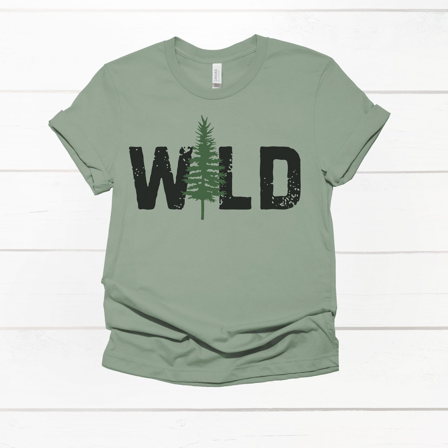 Wild Tee with Pine Tree